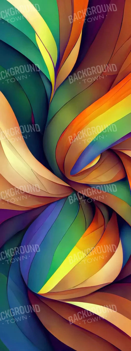 Rainbow Confusion 8X20 Ultracloth ( 96 X 240 Inch ) Backdrop