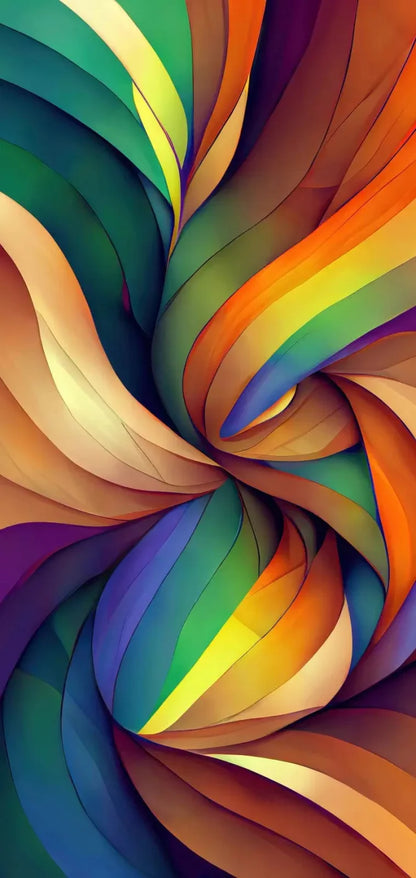 Rainbow Confusion 8X16 Ultracloth ( 96 X 192 Inch ) Backdrop
