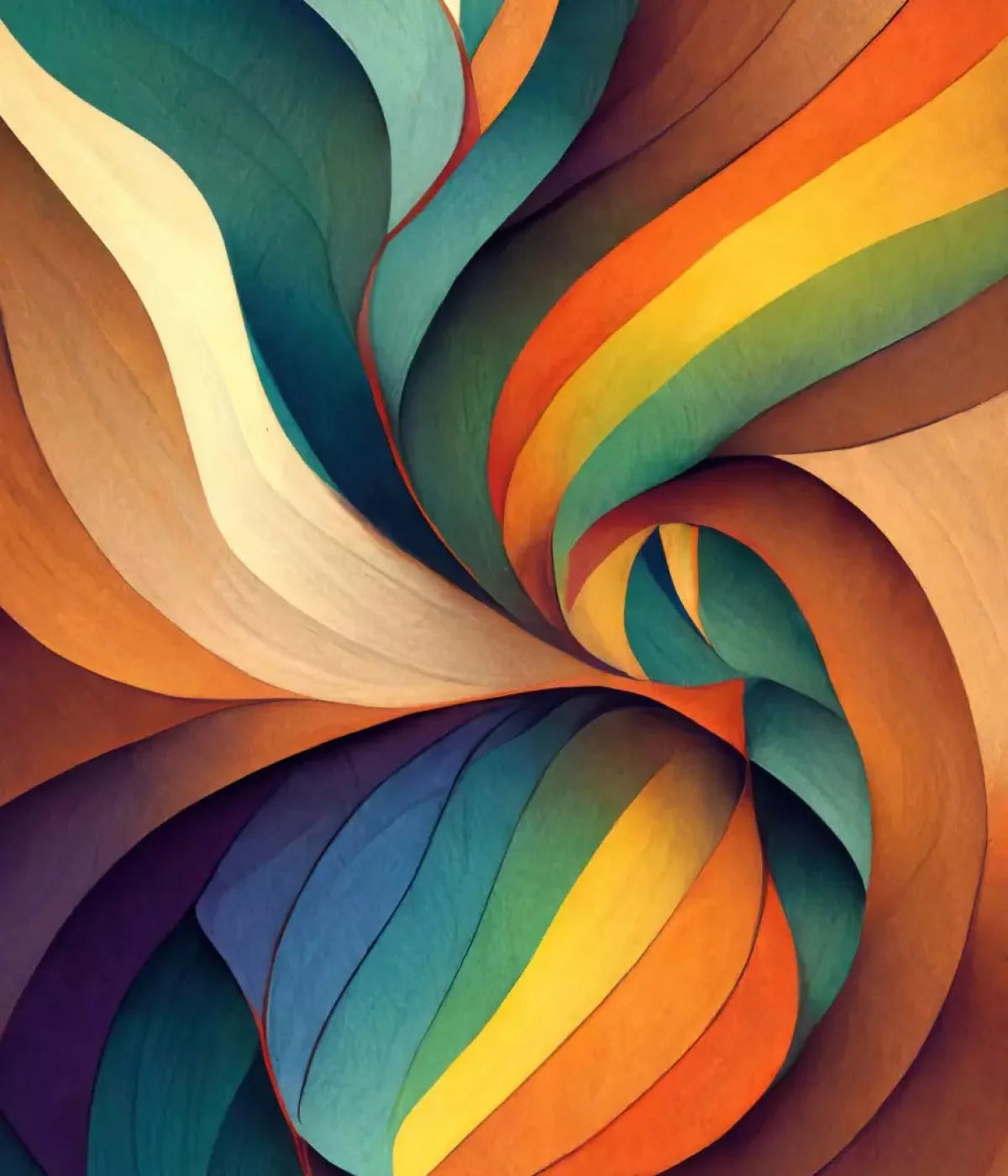 Rainbow Swirls 10X12 Ultracloth ( 120 X 144 Inch ) Backdrop