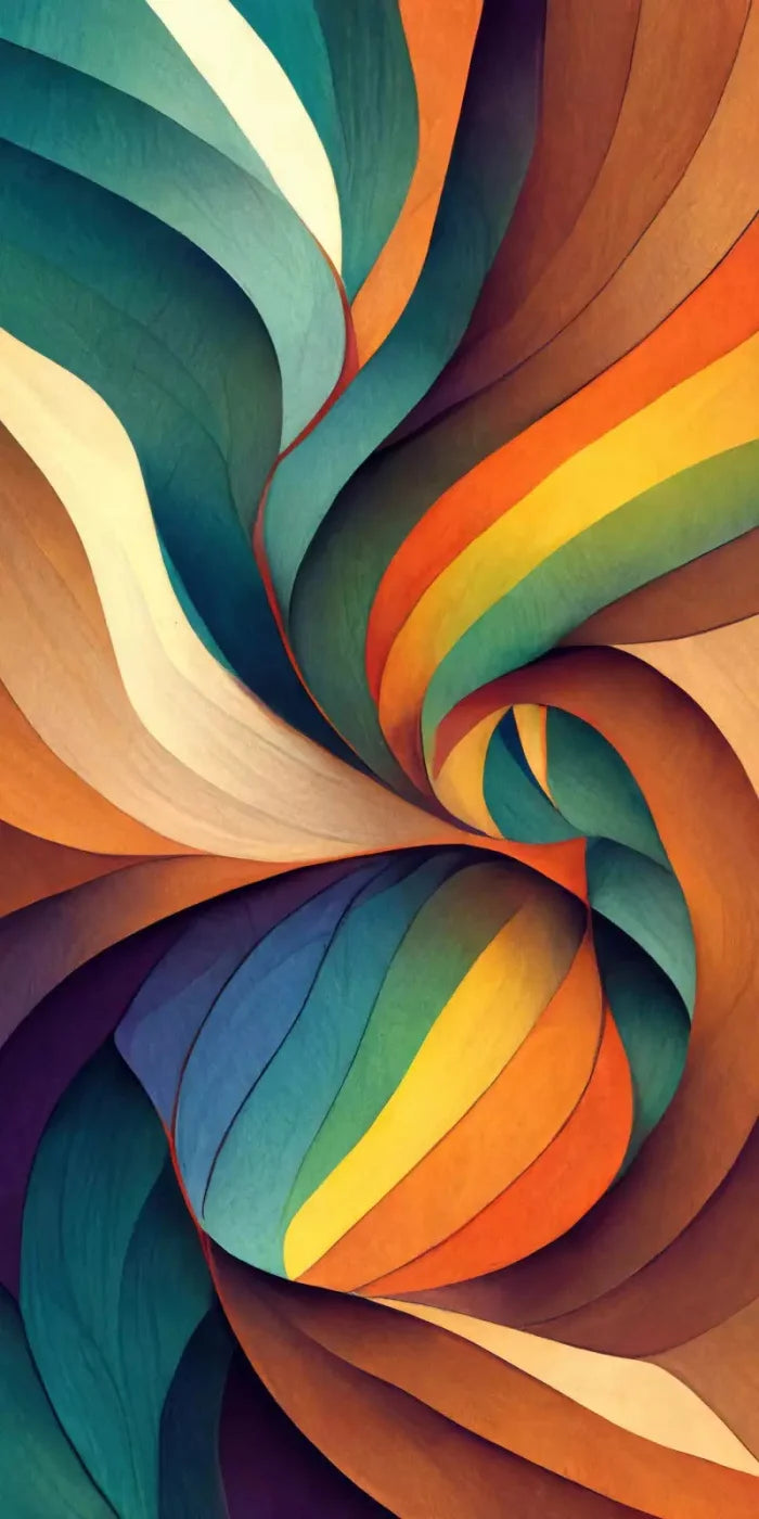Rainbow Swirls 10X20 Ultracloth ( 120 X 240 Inch ) Backdrop