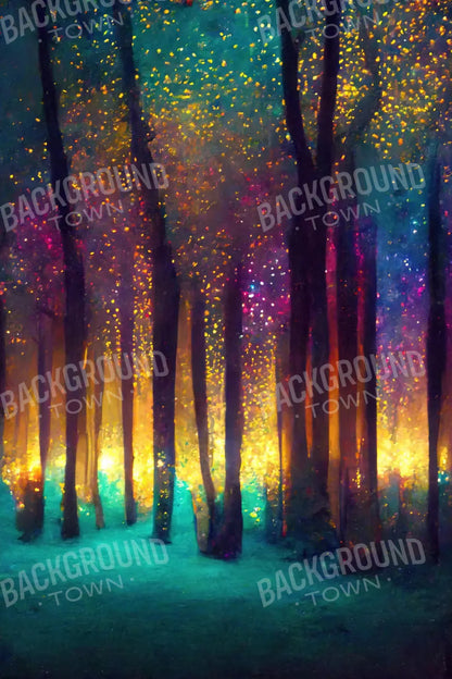 Rainbow Forest 5X8 Ultracloth ( 60 X 96 Inch ) Backdrop