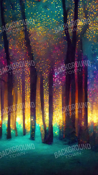 Rainbow Forest 8X14 Ultracloth ( 96 X 168 Inch ) Backdrop