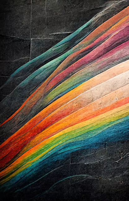 Rainbow Grafitti 8X12 Ultracloth ( 96 X 144 Inch ) Backdrop