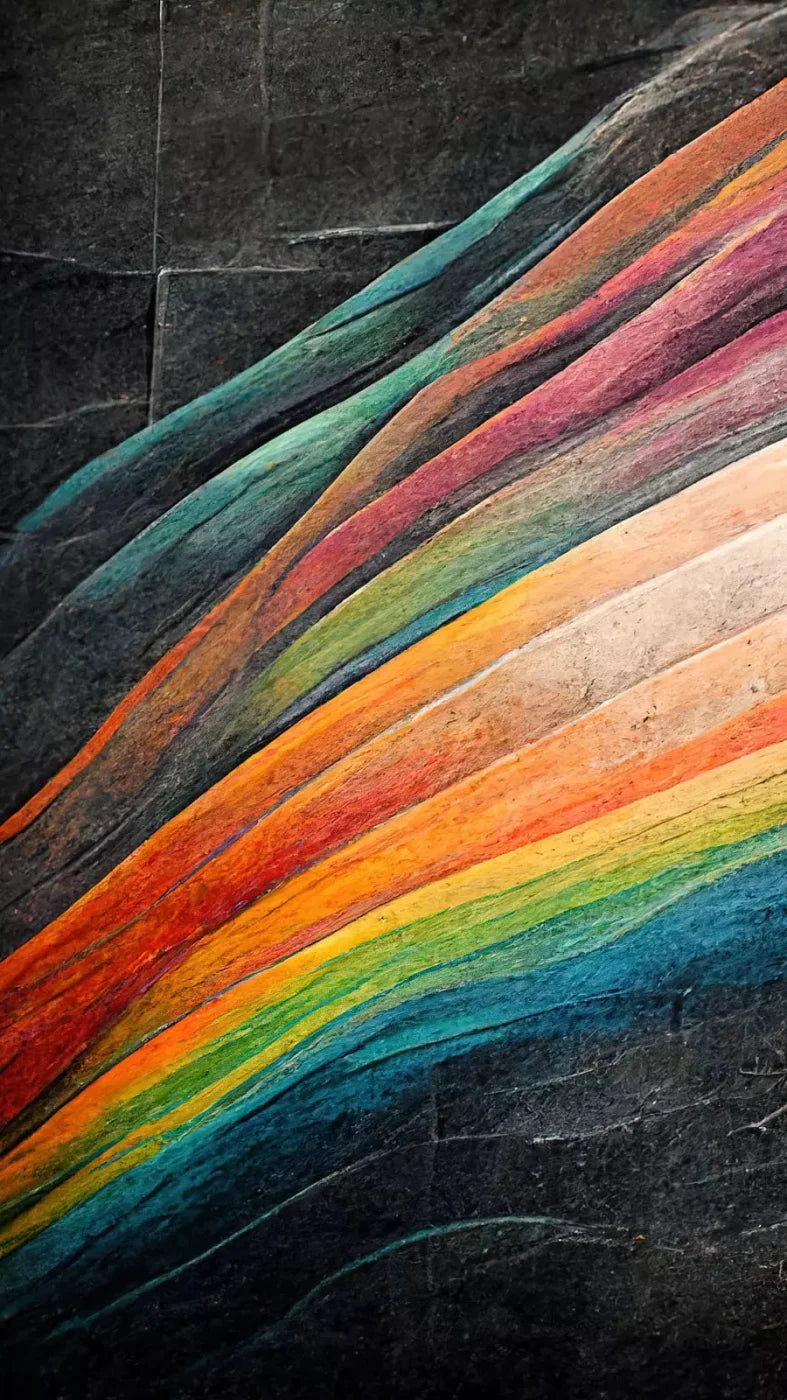 Rainbow Grafitti 8X14 Ultracloth ( 96 X 168 Inch ) Backdrop