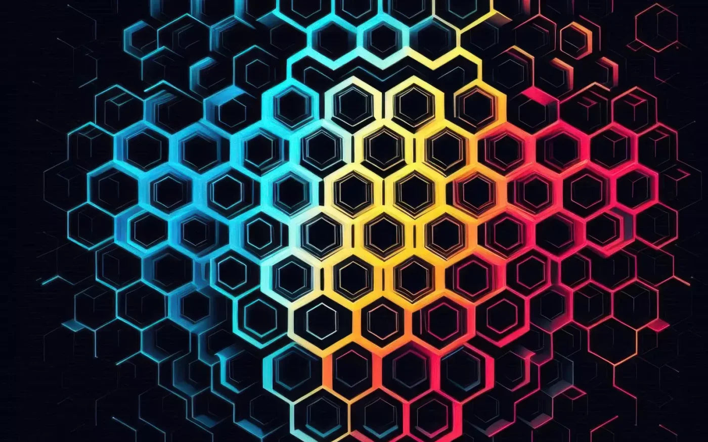Rainbow Honeycomb 16’X10’ Ultracloth (192 X 120 Inch) Backdrop
