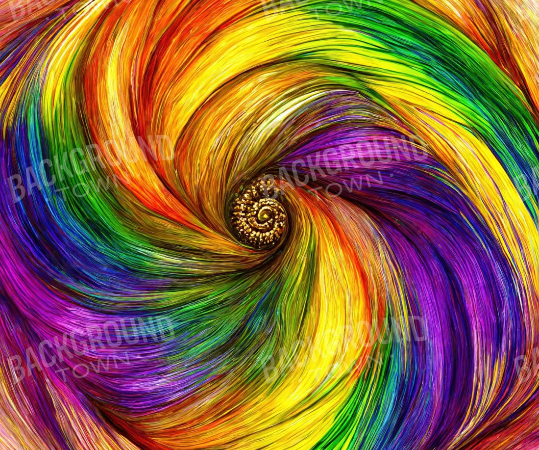 Rainbow Mix 5’X4’2 Fleece (60 X 50 Inch) Backdrop