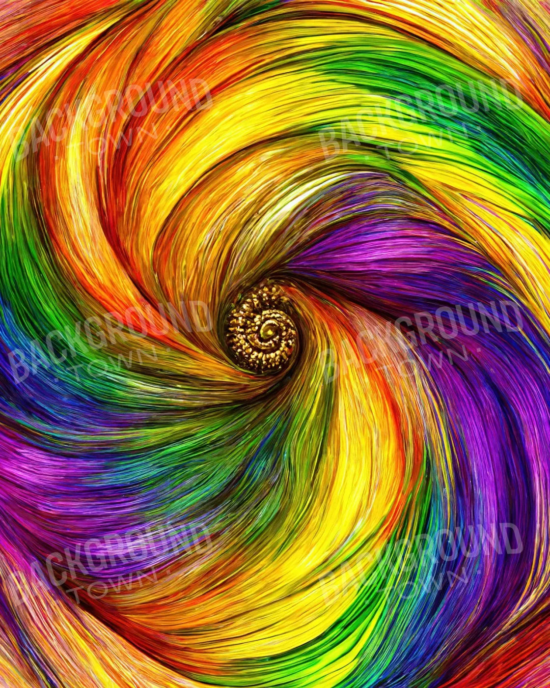 Rainbow Mix 8’X10’ Fleece (96 X 120 Inch) Backdrop