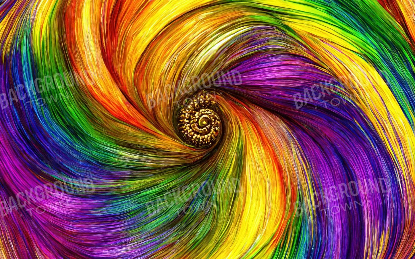 Rainbow Mix 8’X5’ Ultracloth (96 X 60 Inch) Backdrop