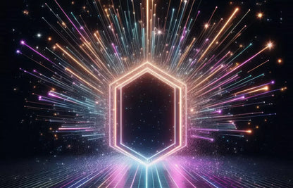 Rainbow Road Portal 14’X9’ Ultracloth (168 X 108 Inch) Backdrop