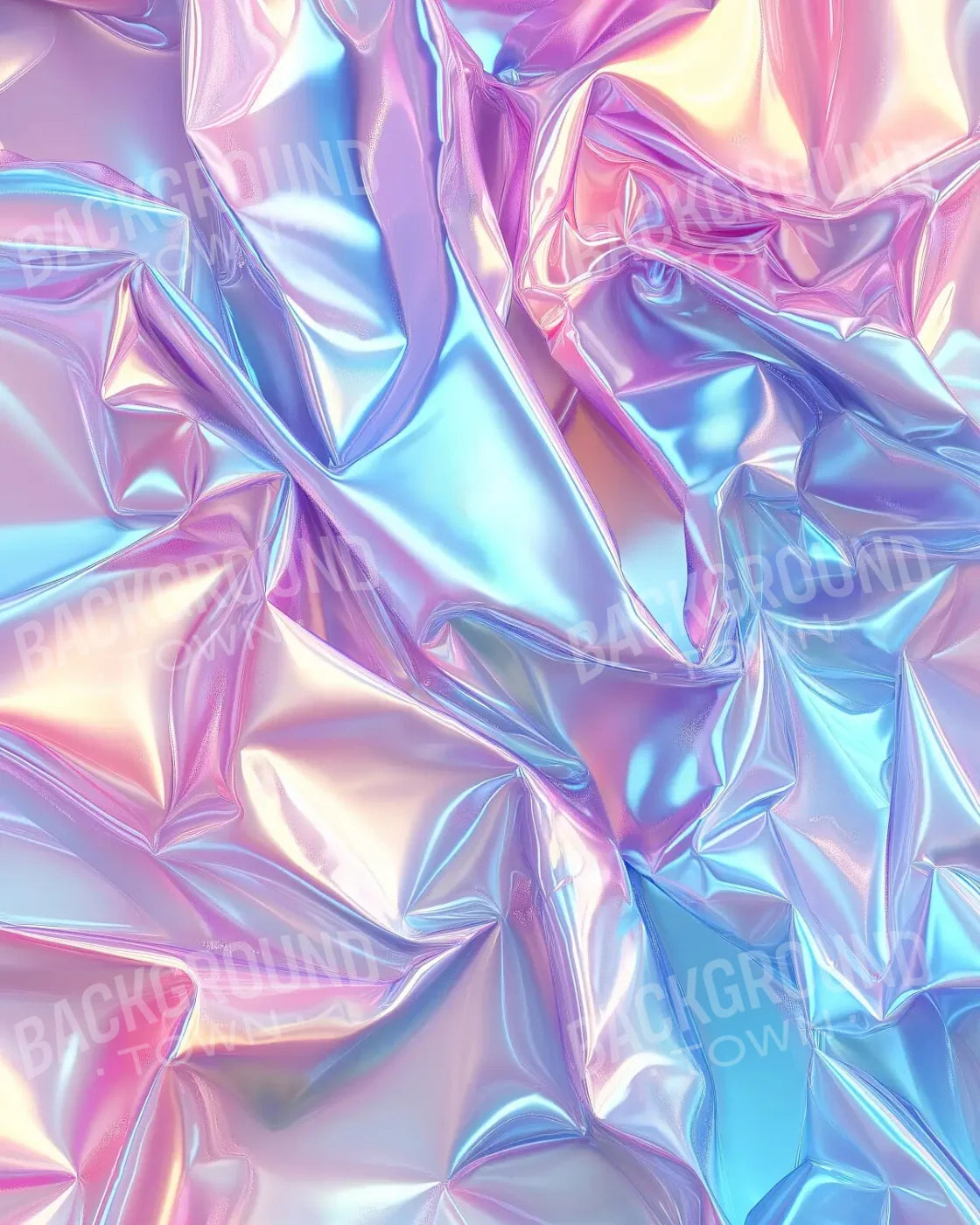 Rainbow Ruffle 8’x10’ Fleece (96 x 120 inch) Backdrop