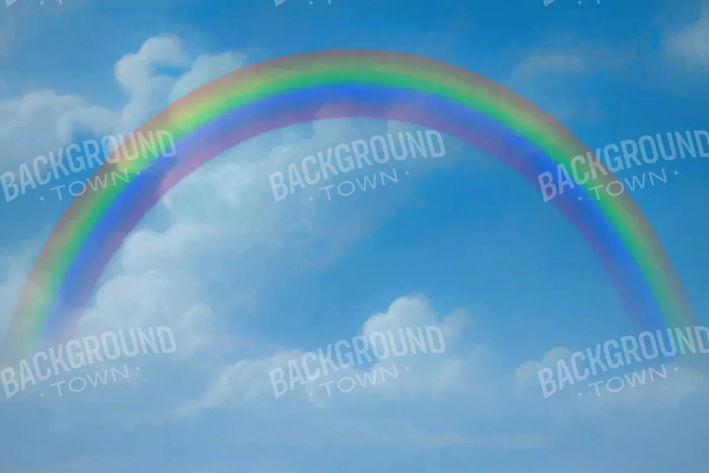 Rainbow Sky 8X5 Ultracloth ( 96 X 60 Inch ) Backdrop