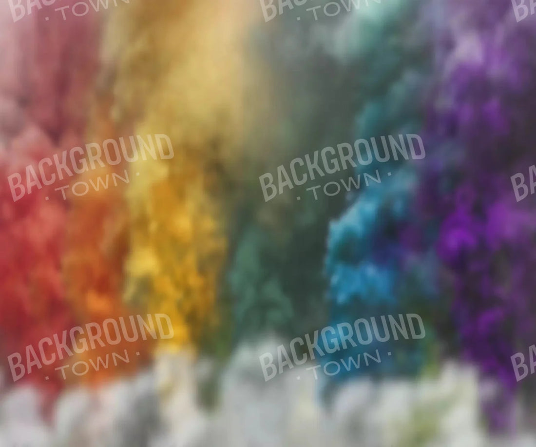 Rainbow Smoke  Backdrop for Photography