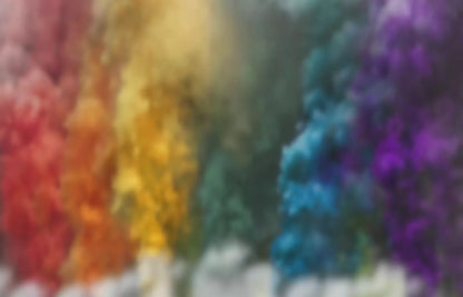 Rainbow Smoke Clouds 12X8 Ultracloth ( 144 X 96 Inch ) Backdrop