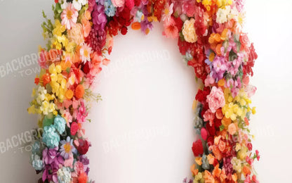 Rainbow Studio Floral Arch 3 8’X5’ Ultracloth (96 X 60 Inch) Backdrop