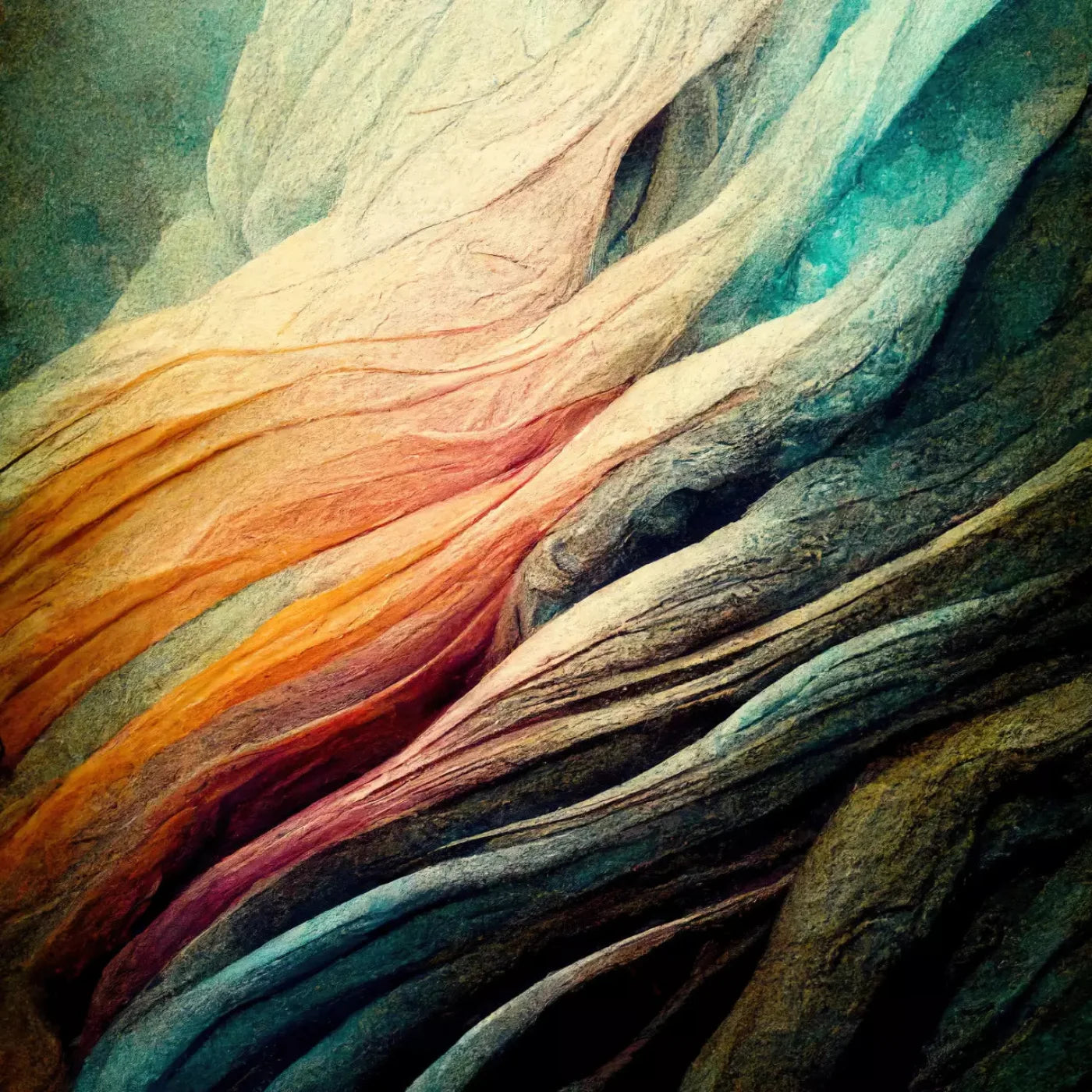 Rainbow Tide 8X8 Fleece ( 96 X Inch ) Backdrop