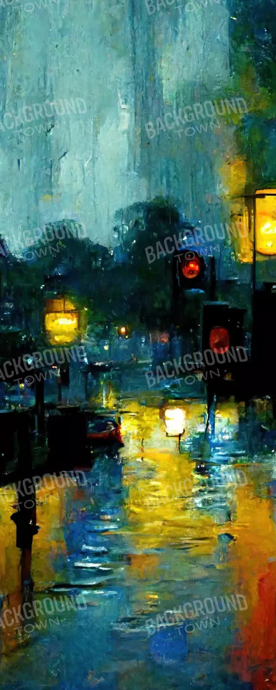 Rainy Night 8’X20’ Ultracloth (96 X 240 Inch) Backdrop