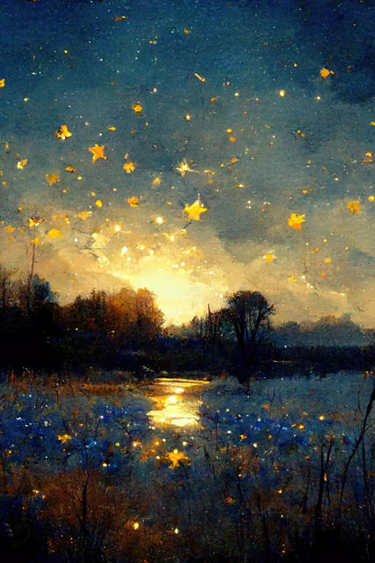 Rainy Sunset 5X8 Ultracloth ( 60 X 96 Inch ) Backdrop