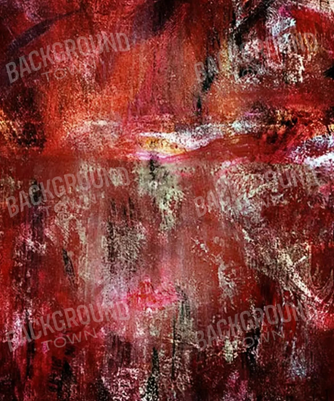Red Urban Grunge Backdrop for Photography