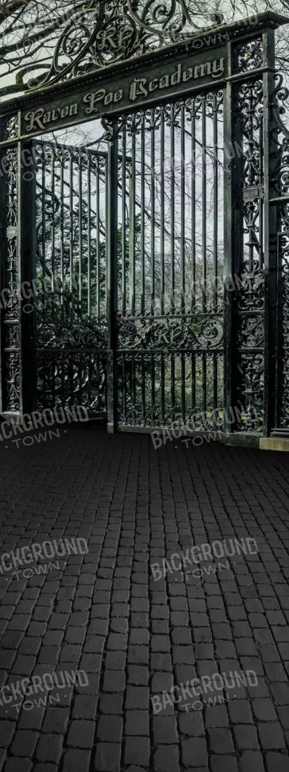 Raven Poe Academy Gate 8X20 Ultracloth ( 96 X 240 Inch ) Backdrop