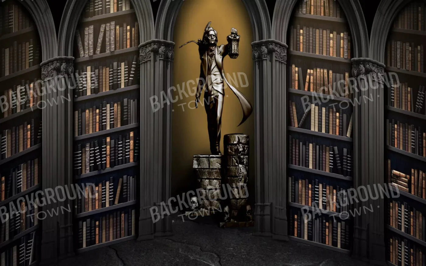 Raven Poe Academy Library 14X9 Ultracloth ( 168 X 108 Inch ) Backdrop
