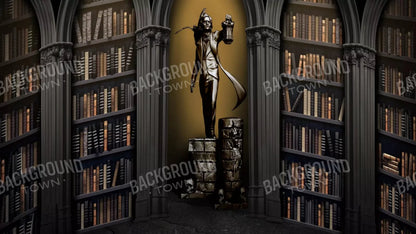 Raven Poe Academy Library 14X8 Ultracloth ( 168 X 96 Inch ) Backdrop
