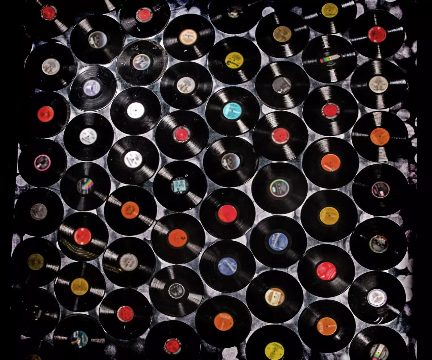 Records 5X42 Fleece ( 60 X 50 Inch ) Backdrop