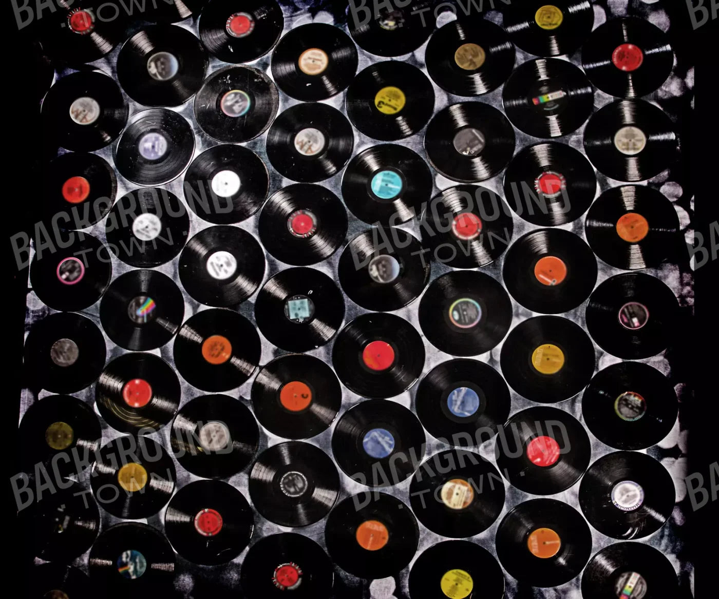 Records 5X42 Fleece ( 60 X 50 Inch ) Backdrop