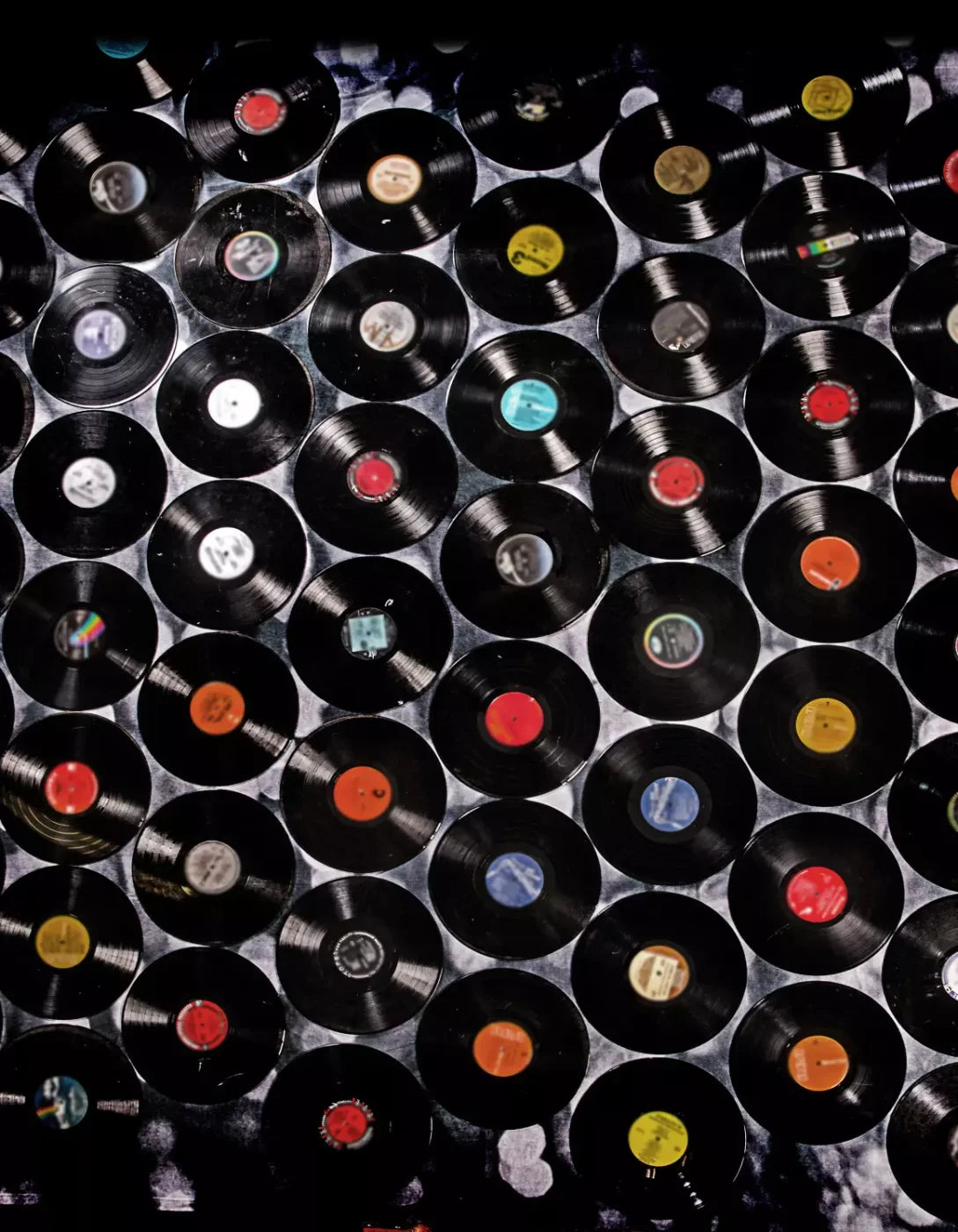 Records 6X8 Fleece ( 72 X 96 Inch ) Backdrop