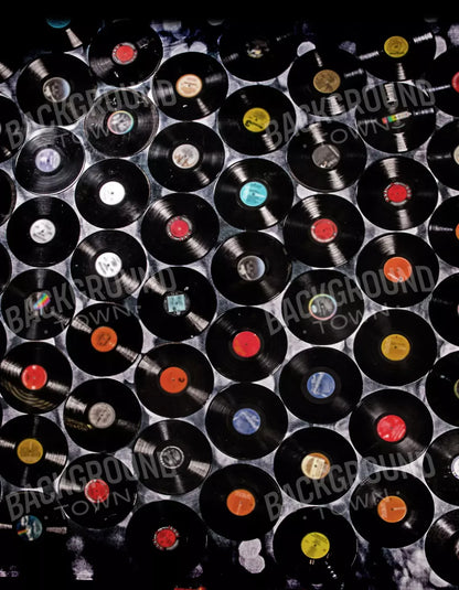 Records 6X8 Fleece ( 72 X 96 Inch ) Backdrop