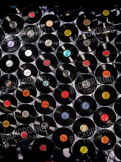 Records 8X10 Fleece ( 96 X 120 Inch ) Backdrop