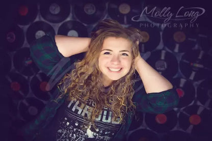 Black Pattern Backdrop for Photography
