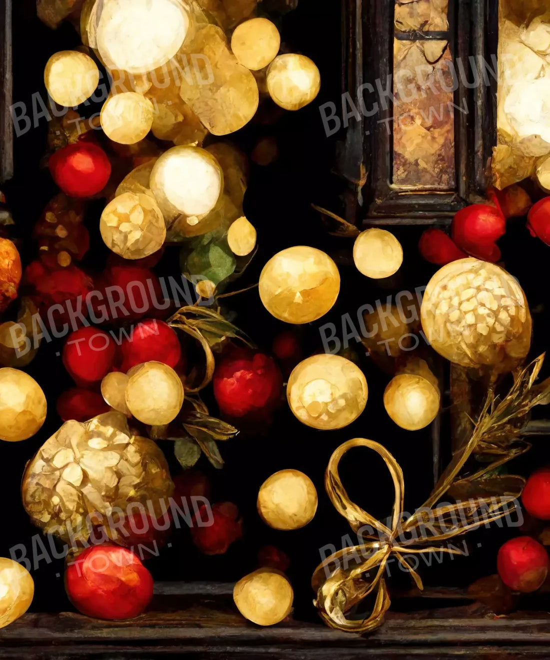 Red , Yellow Backdrop for Photography