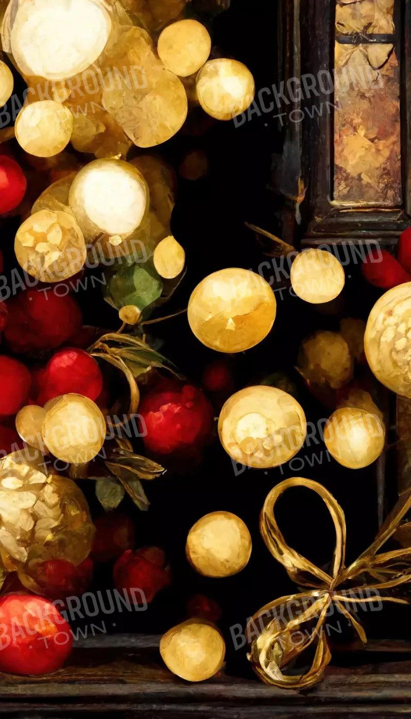 Bokeh Ornaments 8’X14’ Ultracloth (96 X 168 Inch) Backdrop