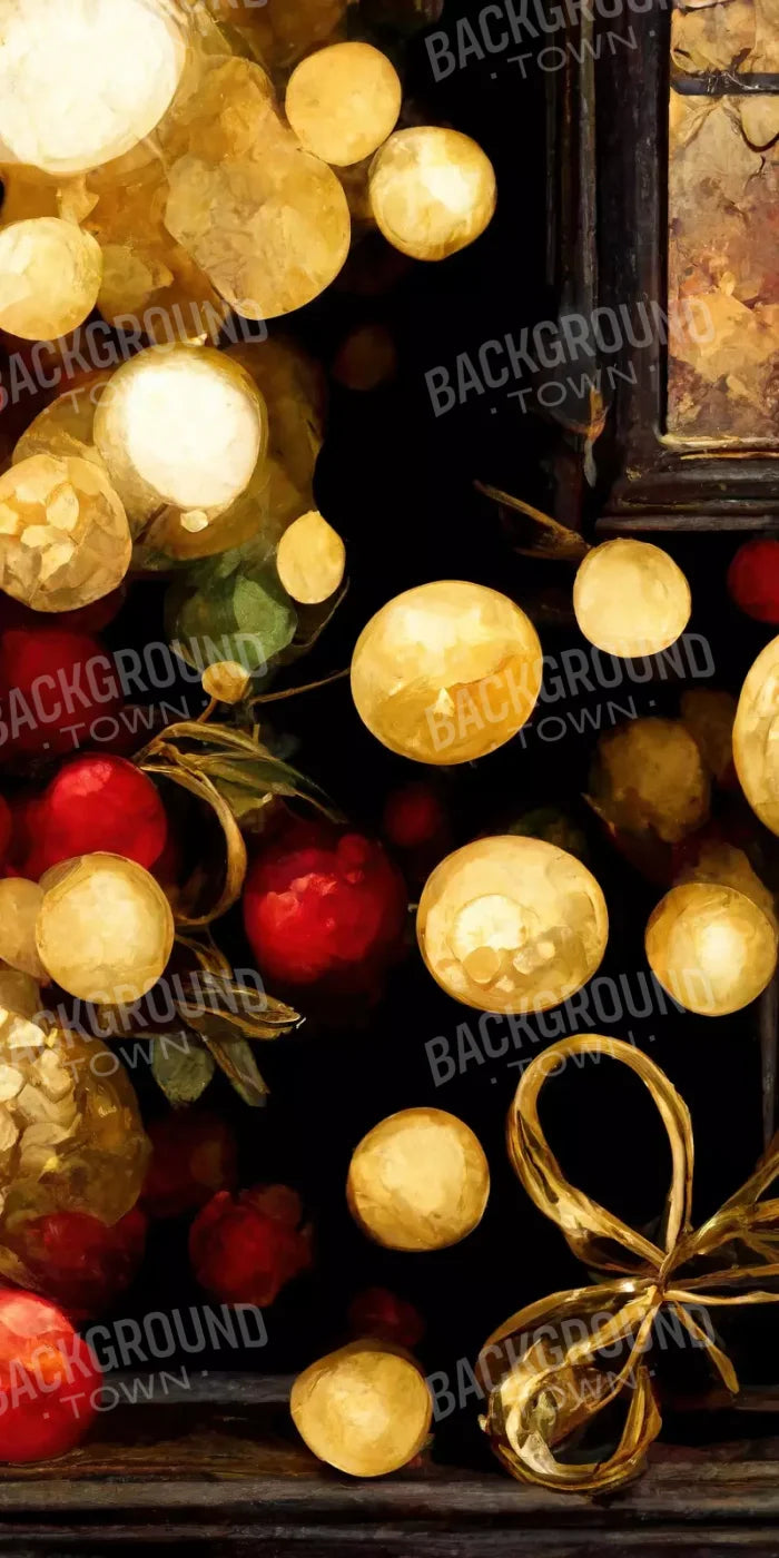 Bokeh Ornaments 8’X16’ Ultracloth (96 X 192 Inch) Backdrop