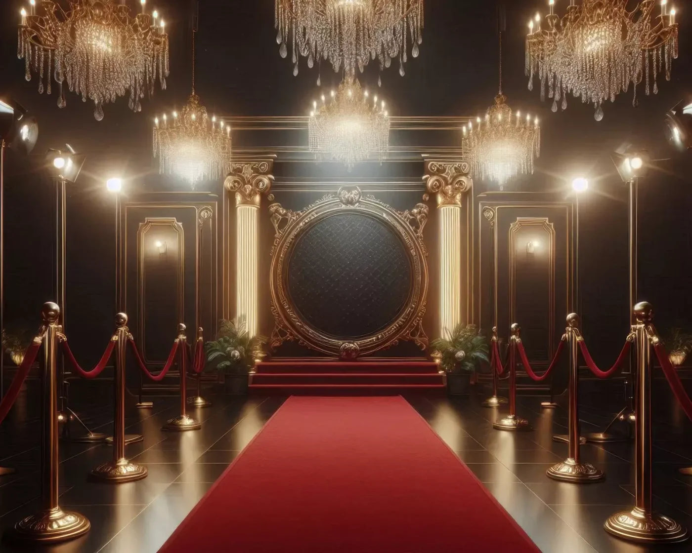 Red Carpet 10’X8’ Fleece (120 X 96 Inch) Backdrop