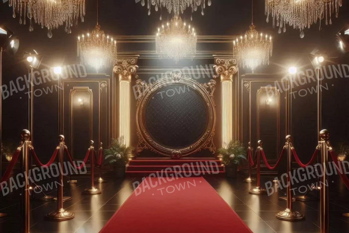 Red Carpet 12’X8’ Ultracloth (144 X 96 Inch) Backdrop