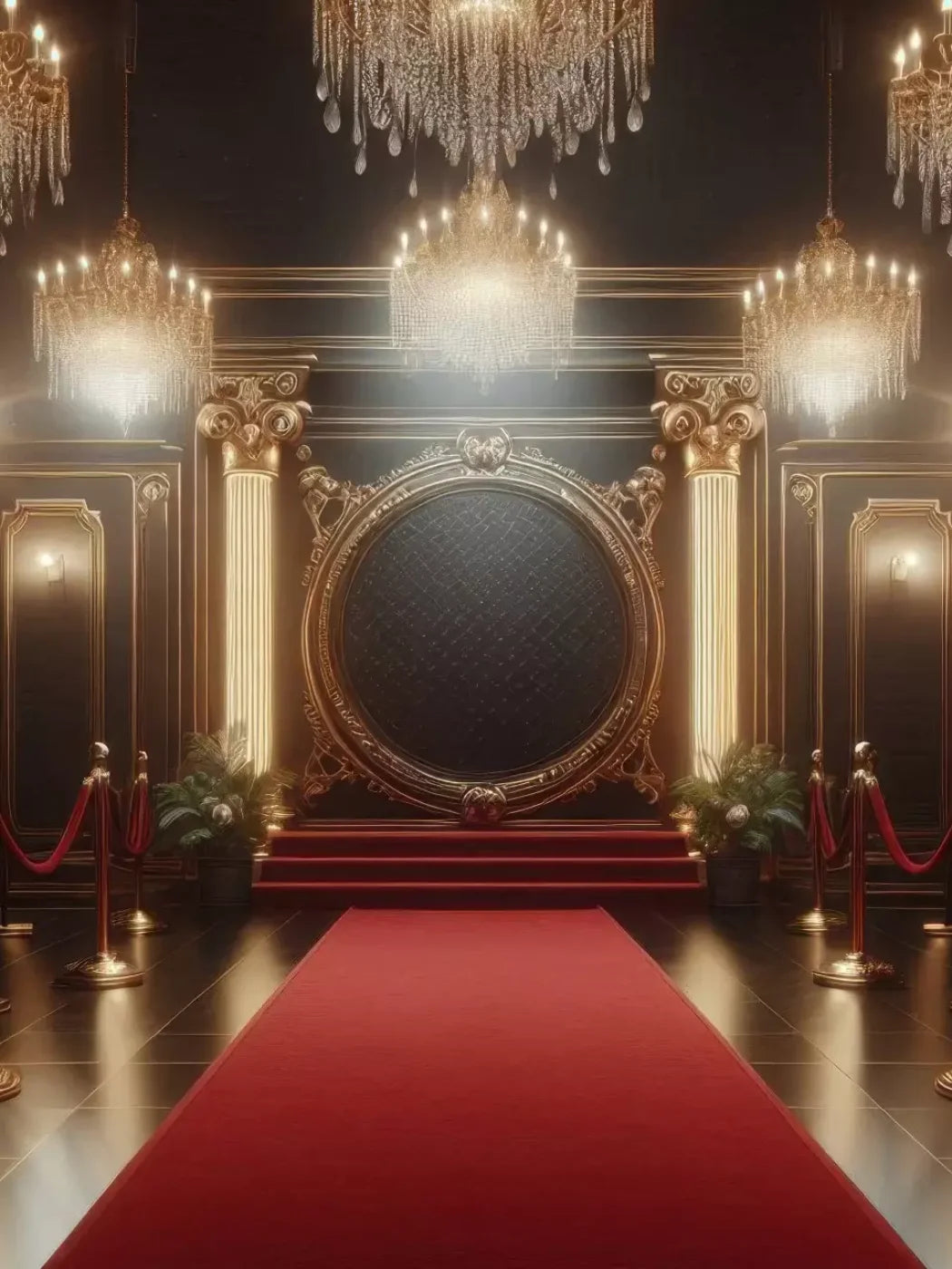 Red Carpet 6’X8’ Fleece (72 X 96 Inch) Backdrop