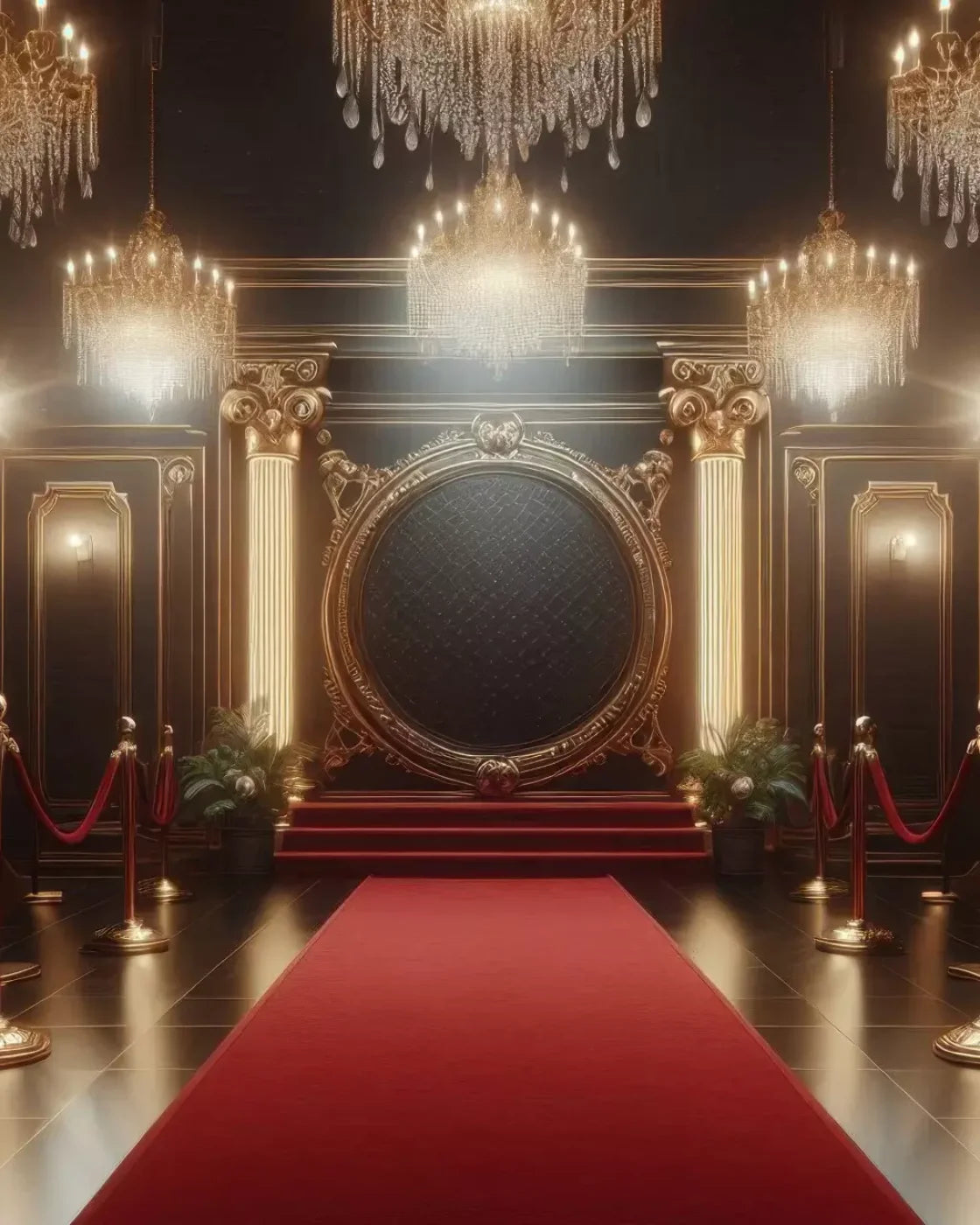 Red Carpet 8’X10’ Fleece (96 X 120 Inch) Backdrop