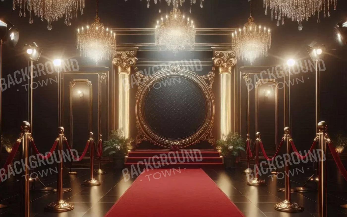 Red Carpet 8’X5’ Ultracloth (96 X 60 Inch) Backdrop