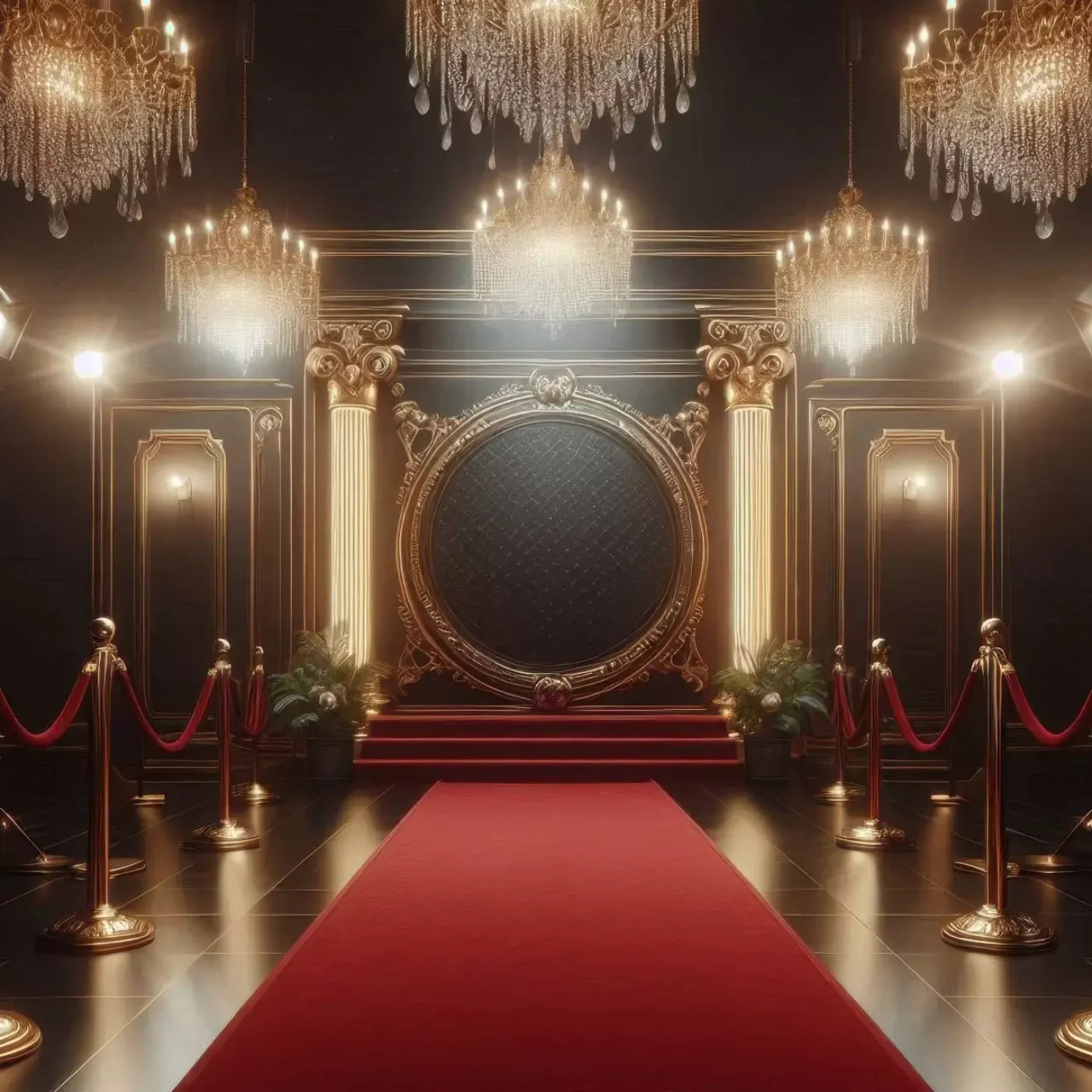 Red Carpet 8’X8’ Fleece (96 X Inch) Backdrop