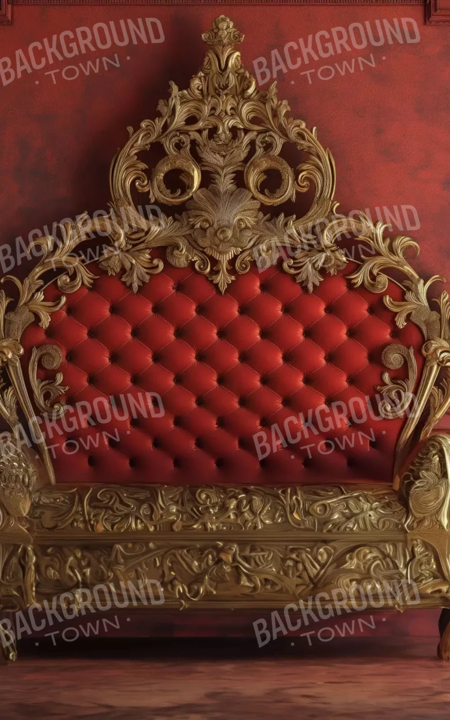 Red Classic Bedroom Wall 10’X16’ Ultracloth (120 X 192 Inch) Backdrop