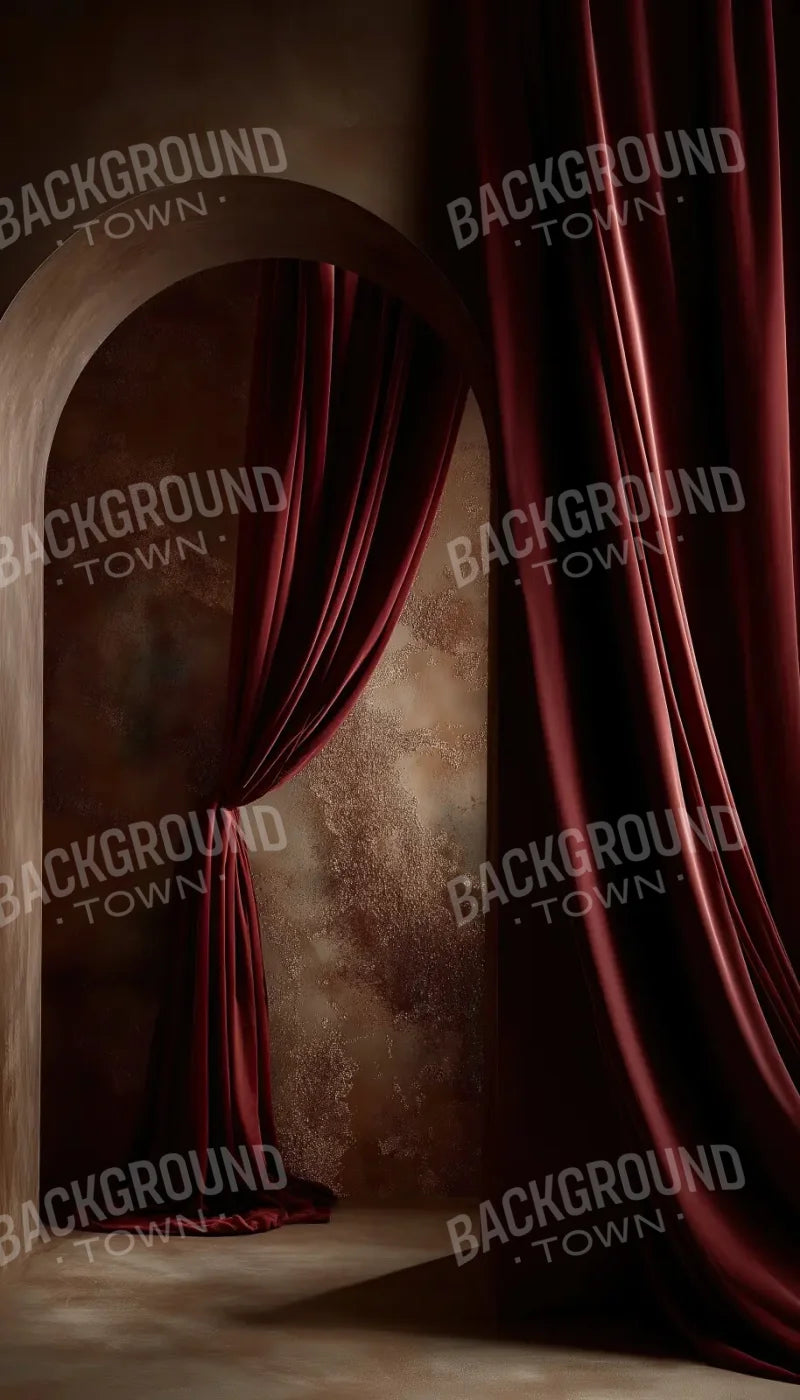 Red Curtains 8’x14’ UltraCloth (96 x 168 inch) Backdrop