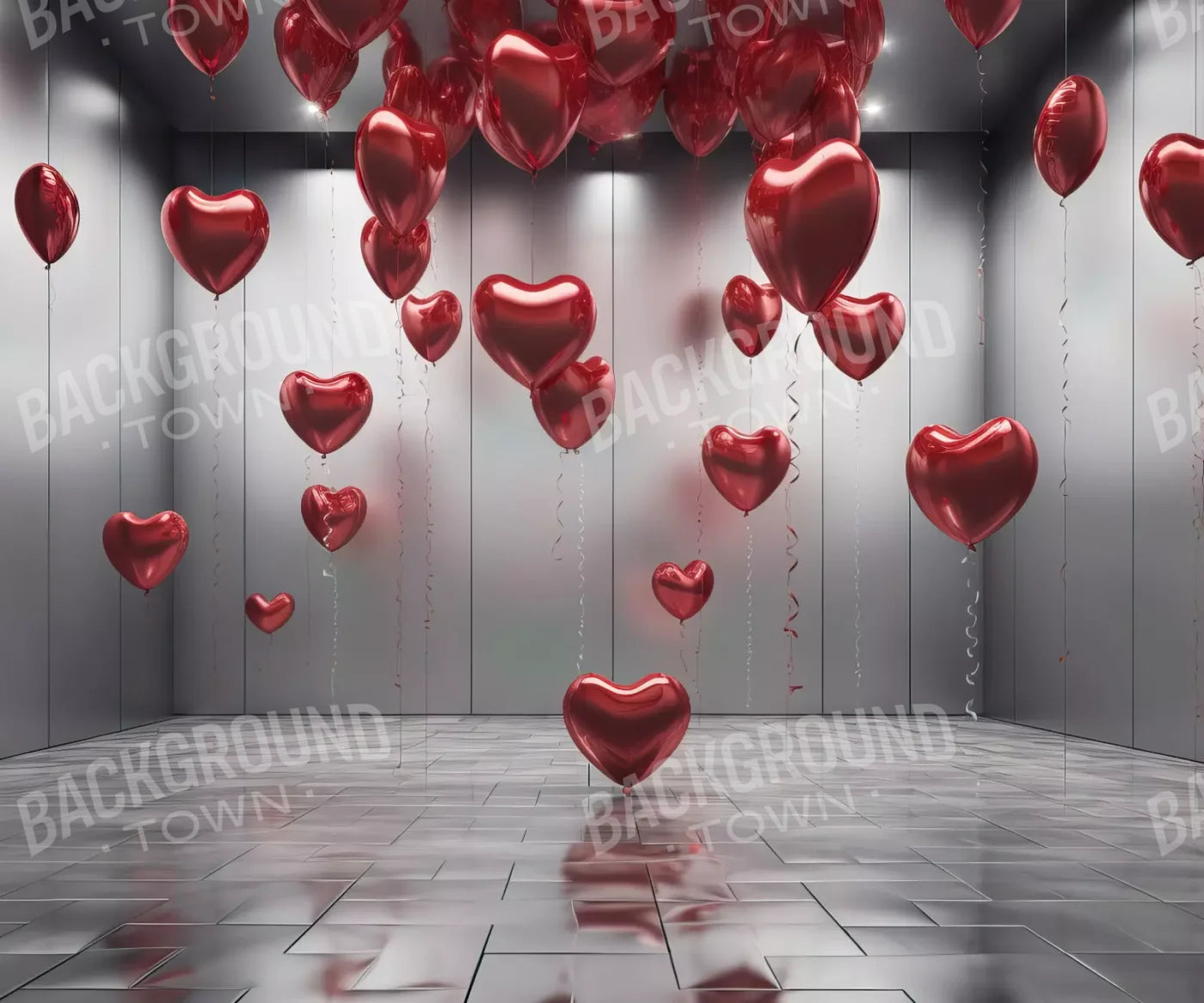 Red Heart Elegance 12’X10’ Ultracloth (144 X 120 Inch) Backdrop