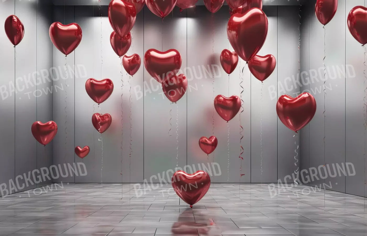 Red Heart Elegance 14’X9’ Ultracloth (168 X 108 Inch) Backdrop