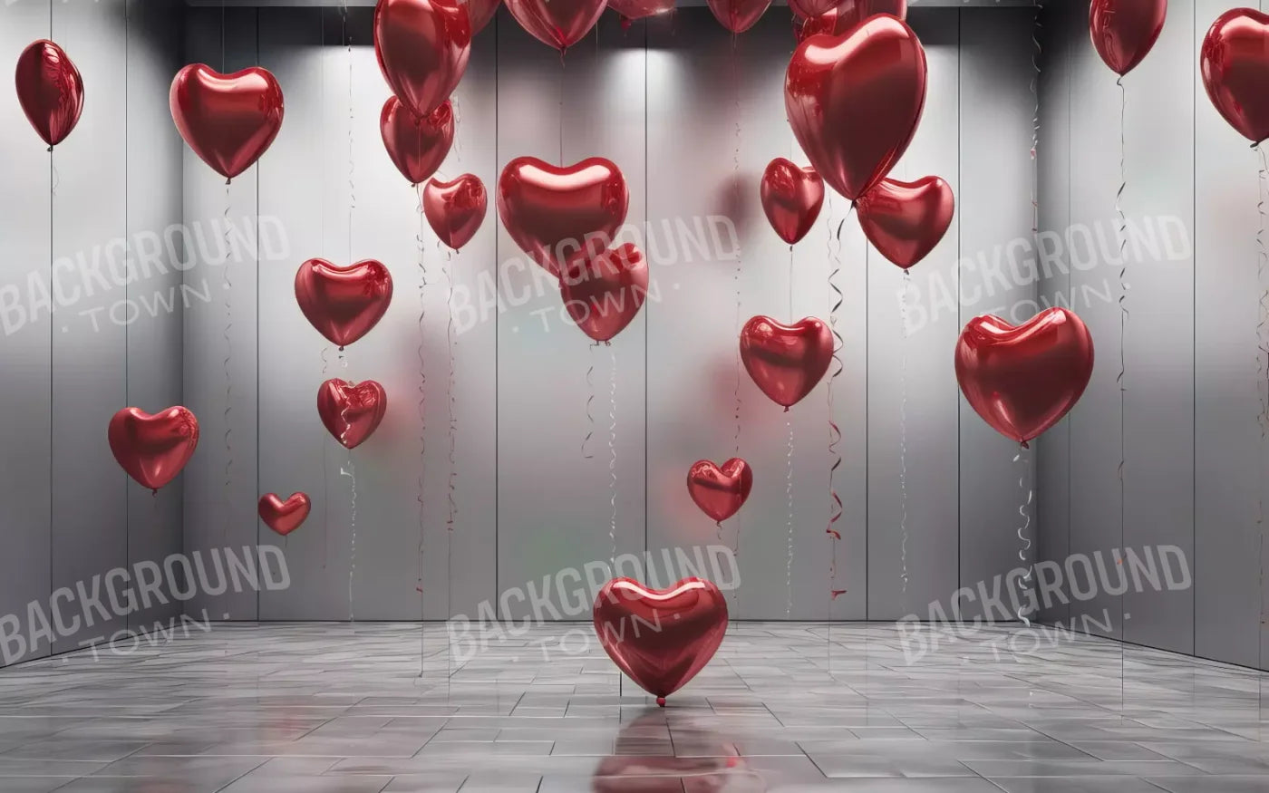 Red Heart Elegance 16’X10’ Ultracloth (192 X 120 Inch) Backdrop