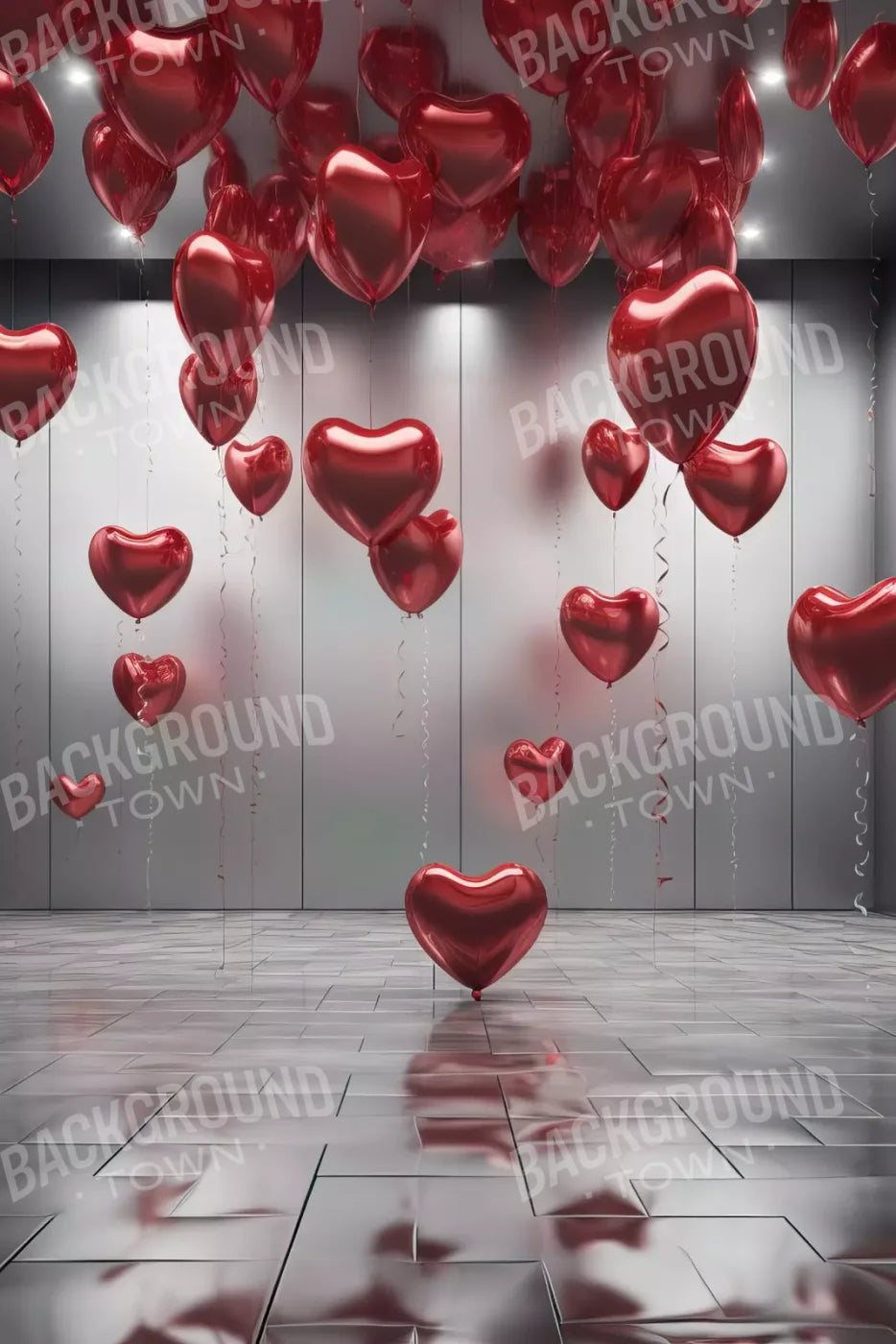 Red Heart Elegance 8’X12’ Ultracloth (96 X 144 Inch) Backdrop
