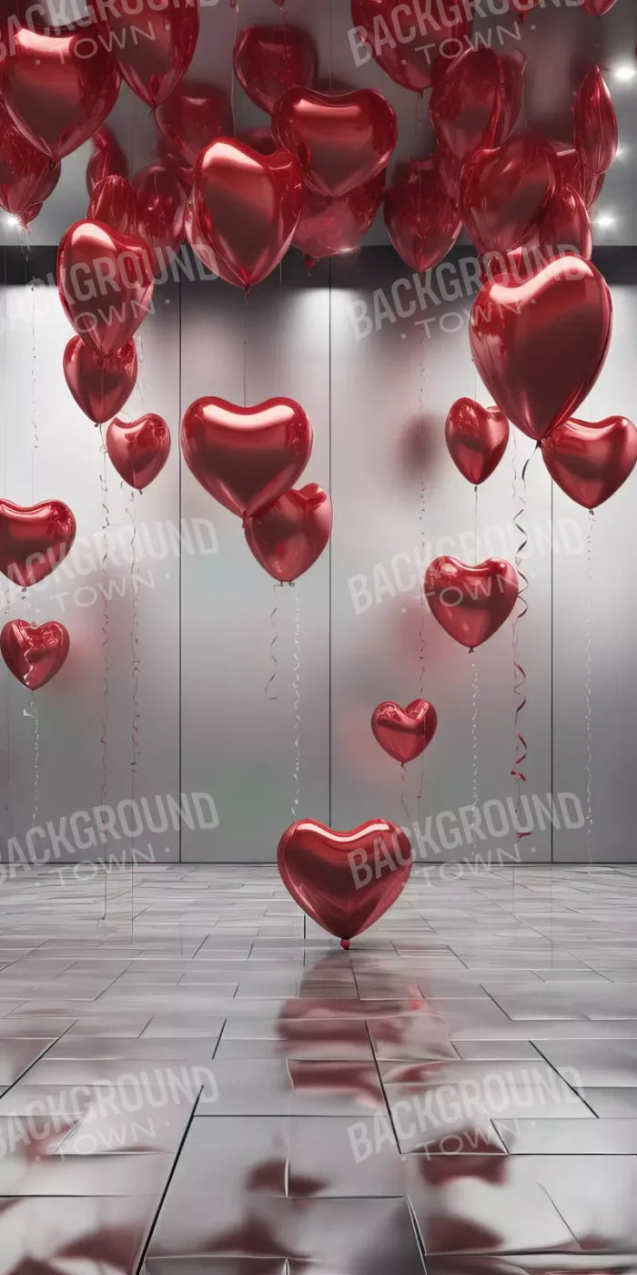 Red Heart Elegance 8’X16’ Ultracloth (96 X 192 Inch) Backdrop