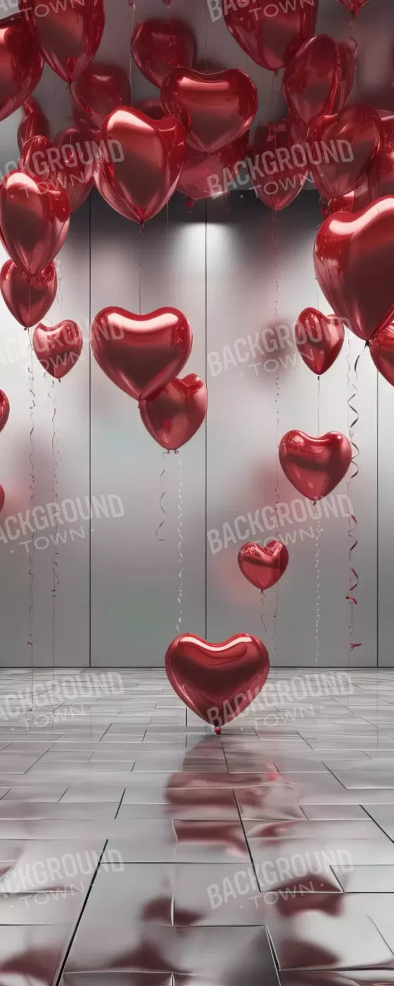 Red Heart Elegance 8’X20’ Ultracloth (96 X 240 Inch) Backdrop
