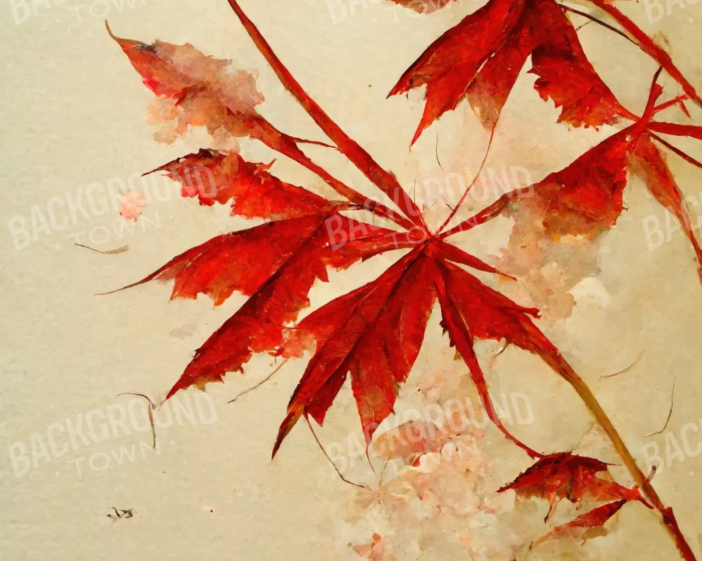 Red Maple 10’X8’ Fleece (120 X 96 Inch) Backdrop