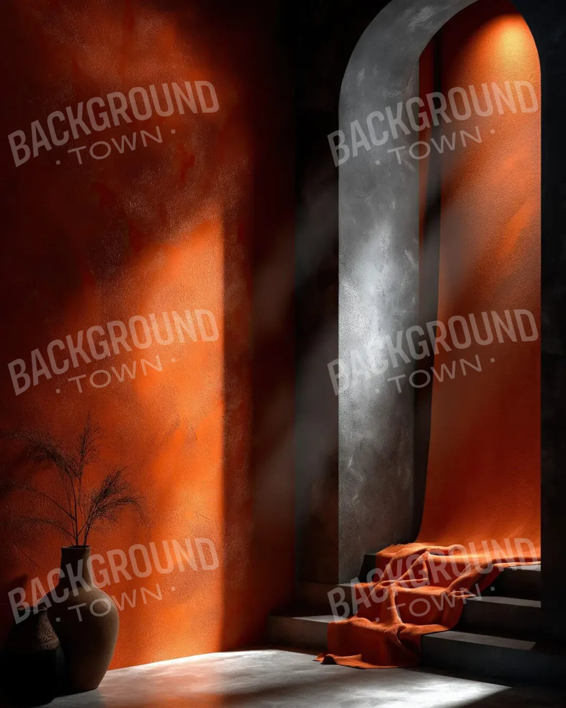 Red Room 2 8’x10’ Fleece (96 x 120 inch) Backdrop